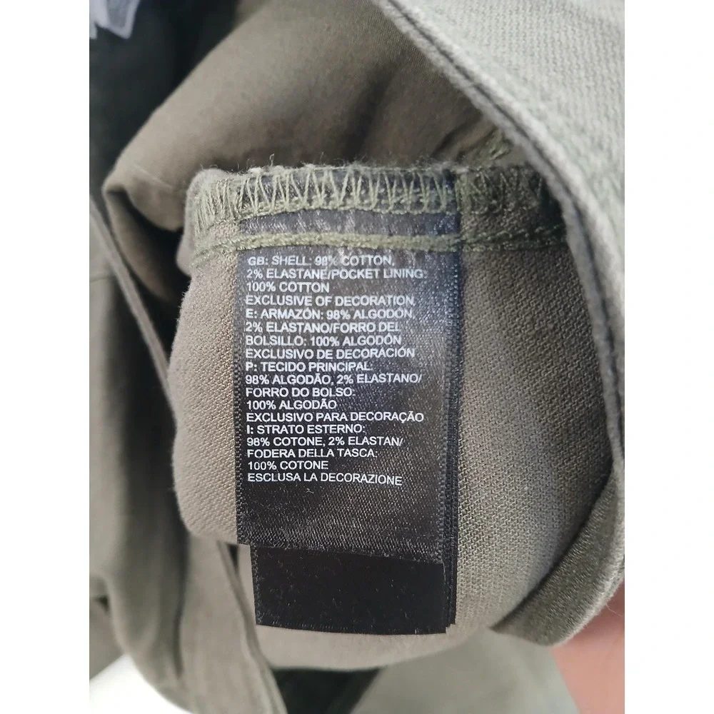 The North Face Pants Womens 8 Olive Green Utility‎ Jogger Elastic Cuff Cotton